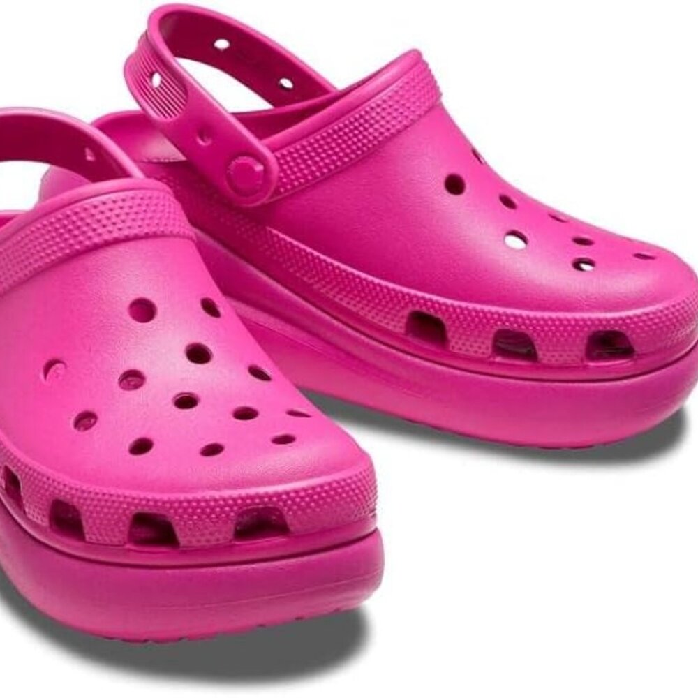 Fuchsia Fun Classic Crush Clog size 7